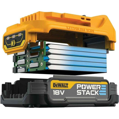 DeWalt DCBP034E2-XJ Powerstack 2x 18V 1,7Ah Akku-Set Akku