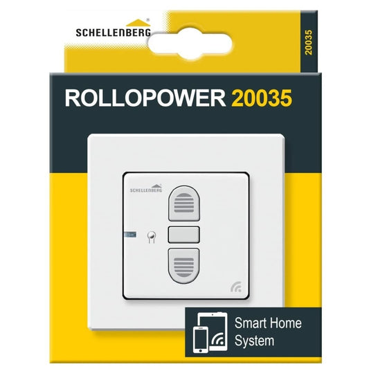 Funk-Rollladenschalter Schellenberg 20035 Unterputz weiß