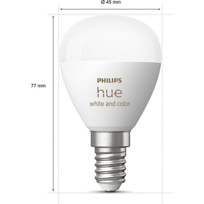 Philips Hue White & Color Ambiance Luster – E14, 5,10 W, 470 lm (2er Set)