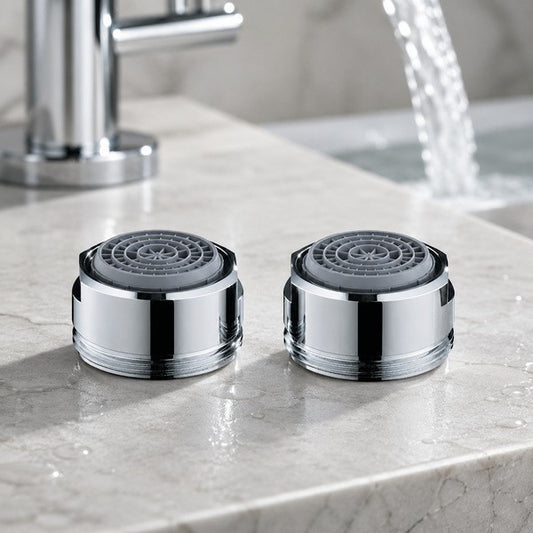 hansgrohe Luftsprudler-Set 13182000 M 24x1, mit Durchflussbegrenzer, 5 l/min,
