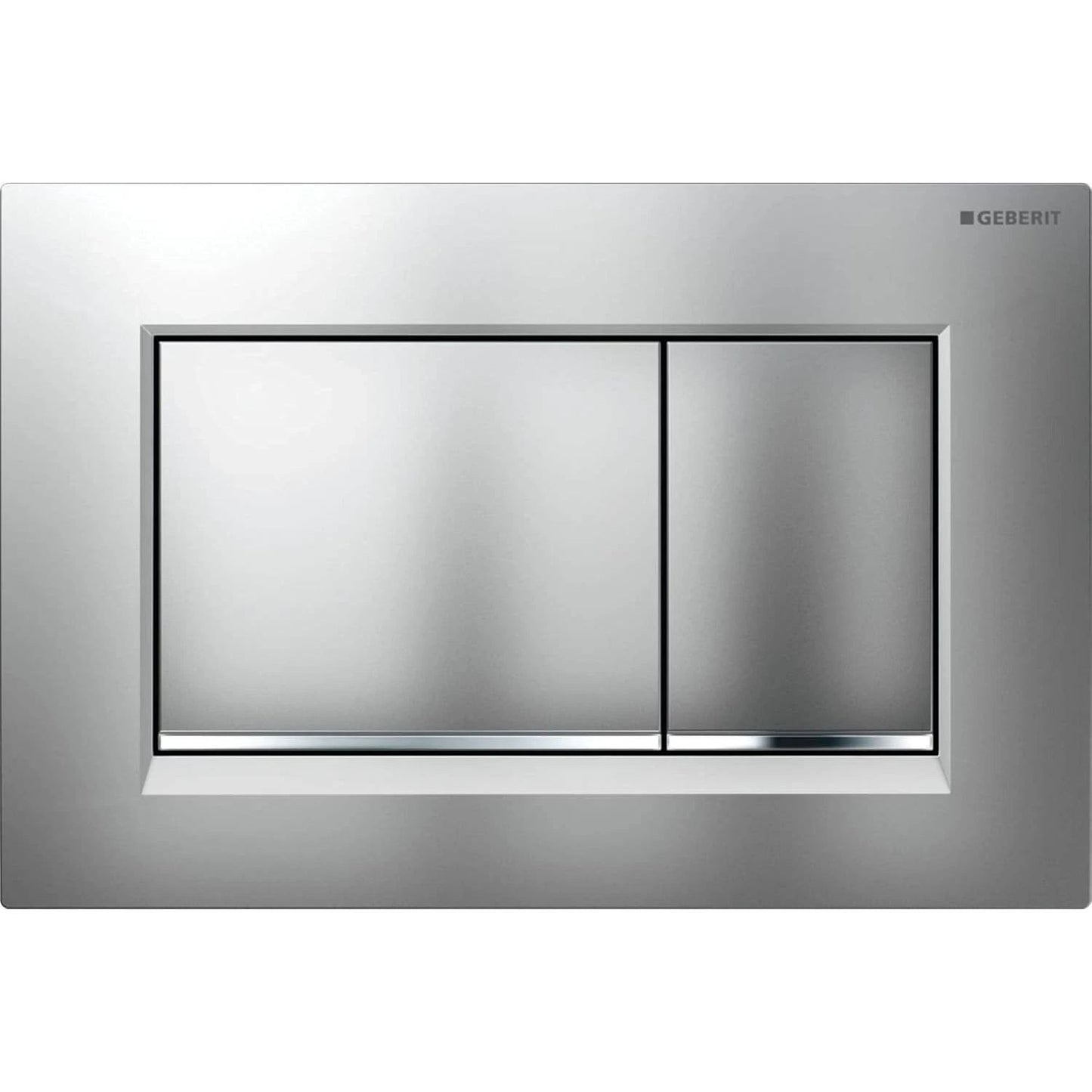 Geberit Betätigungsplatte Sigma 20, für 2-Mengen Spülung mattchrom/hochglanz