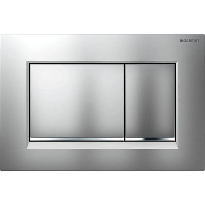 Geberit Betätigungsplatte Sigma 20, für 2-Mengen Spülung mattchrom/hochglanz