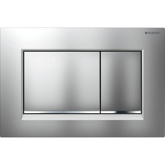 Geberit Betätigungsplatte Sigma 20, für 2-Mengen Spülung mattchrom/hochglanz