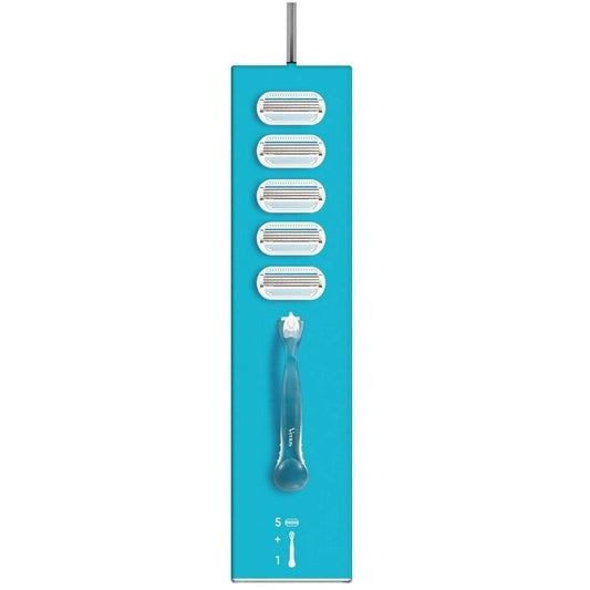 Gillette Venus Damenrasierer + 5 Ersatzklingen Rasierer Set Frauen