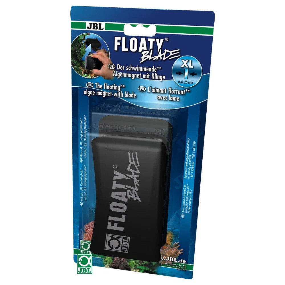 JBL Floaty XL Blade - Sicherheits-Reinigungswerkzeug für Aquarien bis 25mm Glas