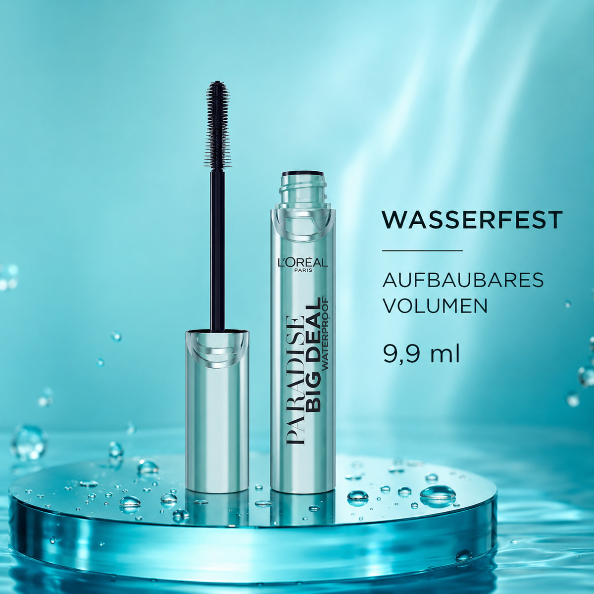 LOréal Paris Paradise Waterproof Mascara Wimpern Volumen 9,9ml
