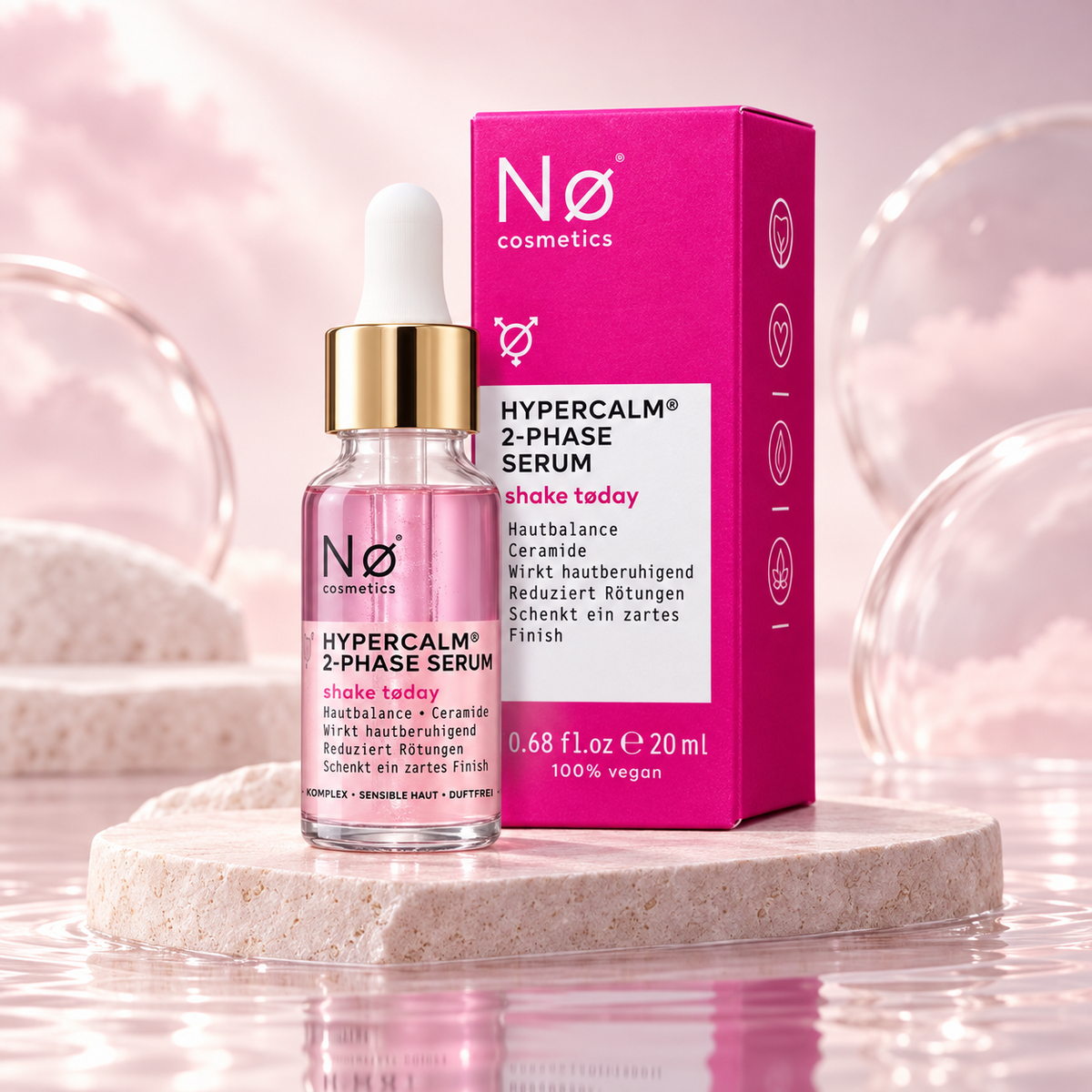 Nø Cosmetics HyperCalm 2-Phase Cloud Serum 20 ml – shake tøday