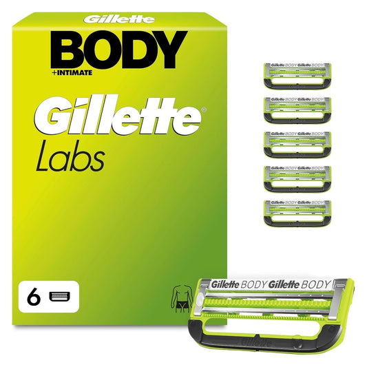 Gillette Face Labs 6 Rasierklingen für Männer