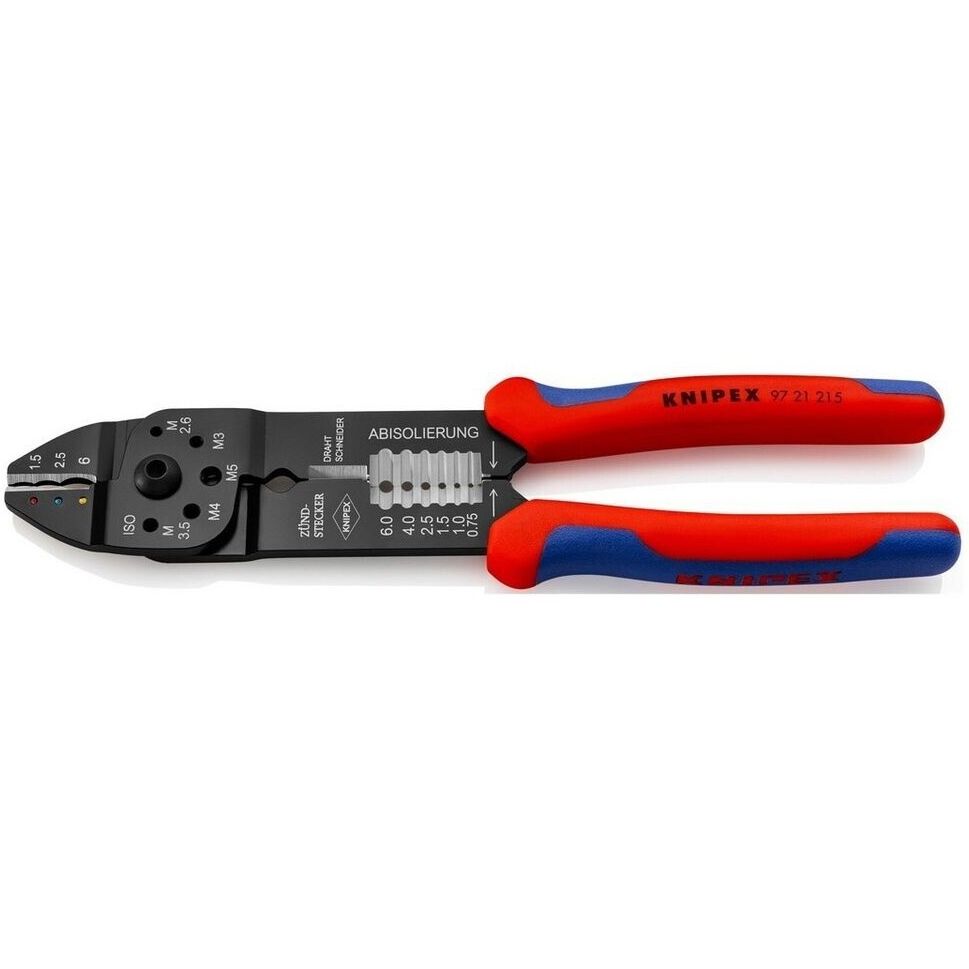 Knipex Crimpzange 97 21 215 215mm Aderendhülsen Presszange