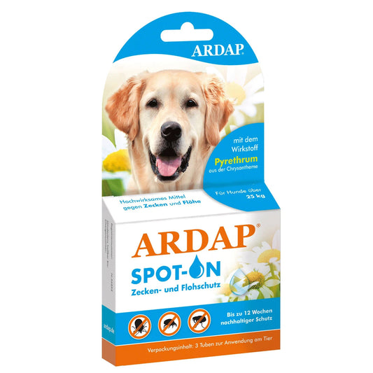Ardap Spot-On für Hunde über 25 kg 3x4 ml Floh & Zeckenschutz
