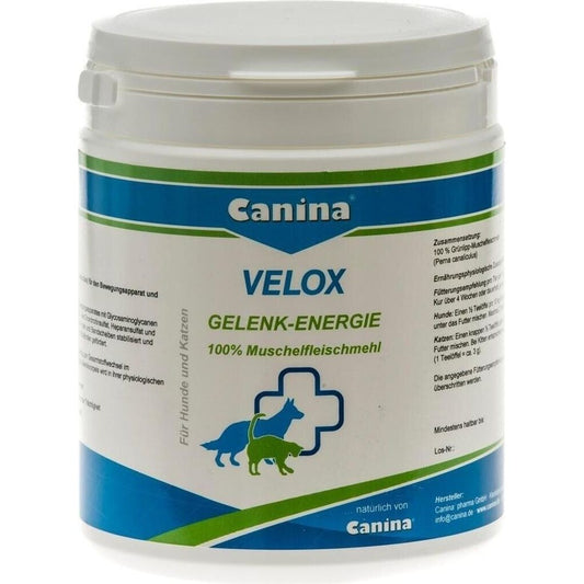 Canina Pharma Velox Gelenk-Energie 400 g Muschelfleischmehl für Hunde und Katzen