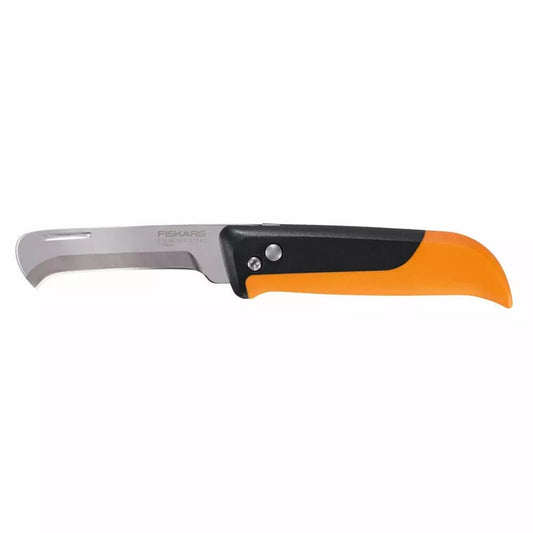 Fiskars X-series Klappbares Obst- und Gemüsemesser K80, Erntemesser, Klappmesser