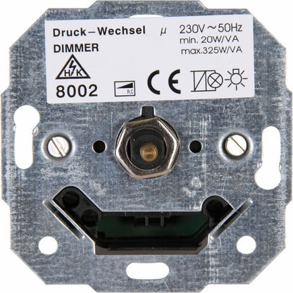 Kopp Dimmer-Sockel Phasenabschnitt (Druck-Wechsel) Unterputz Drehschalter