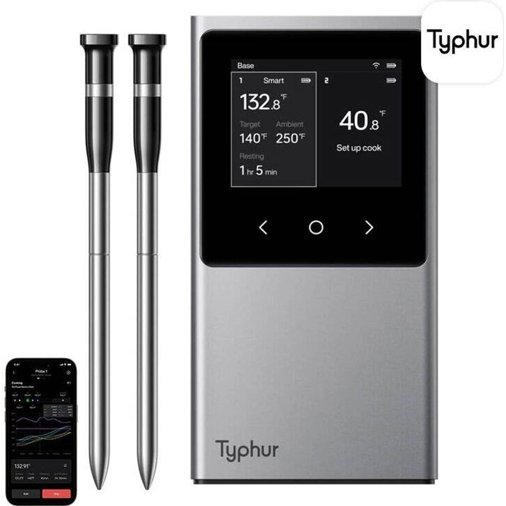 Typhur Sync Dual Wireless Fleischthermometer IP67