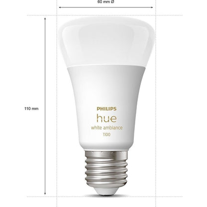 Philips Hue White Ambiance E27 8W 1100lm 2er Set 929002468404