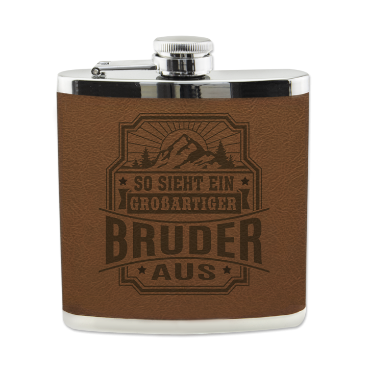 Flachmann Flasche BRUDER