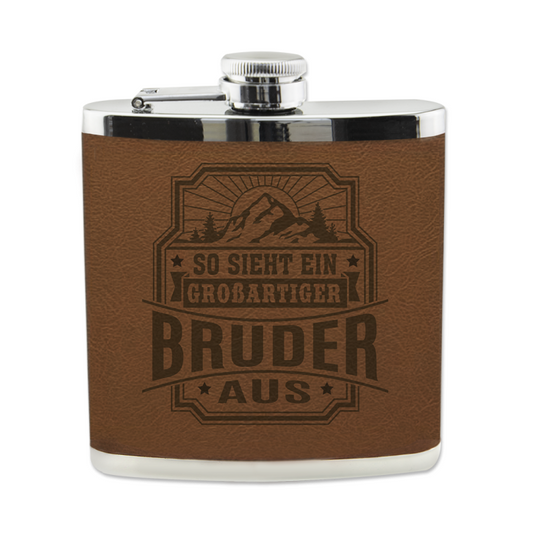 Flachmann Flasche BRUDER