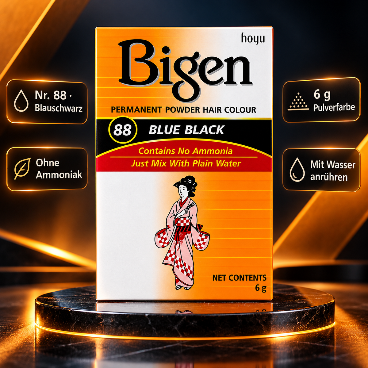 Bigen Haarfarbe Nummer 88 Blue Black 6 g