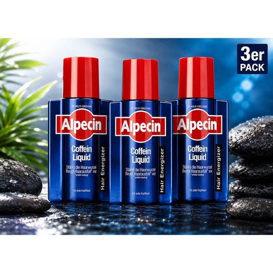 Alpecin Coffein Liquid Hair Energizer,  3 x 200 ml