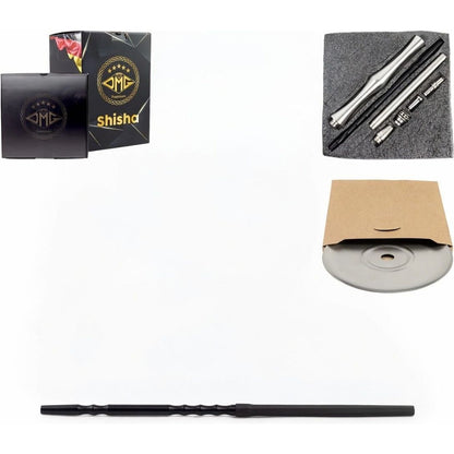 OMG Premium Shisha Set – Gold / Dunkelblau / Schwarz