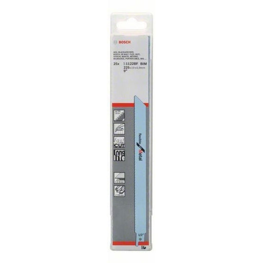 Bosch Zubehör S 1122 BF Flexible for Metal, 2 Säbelsägeblatt -... 2608657552