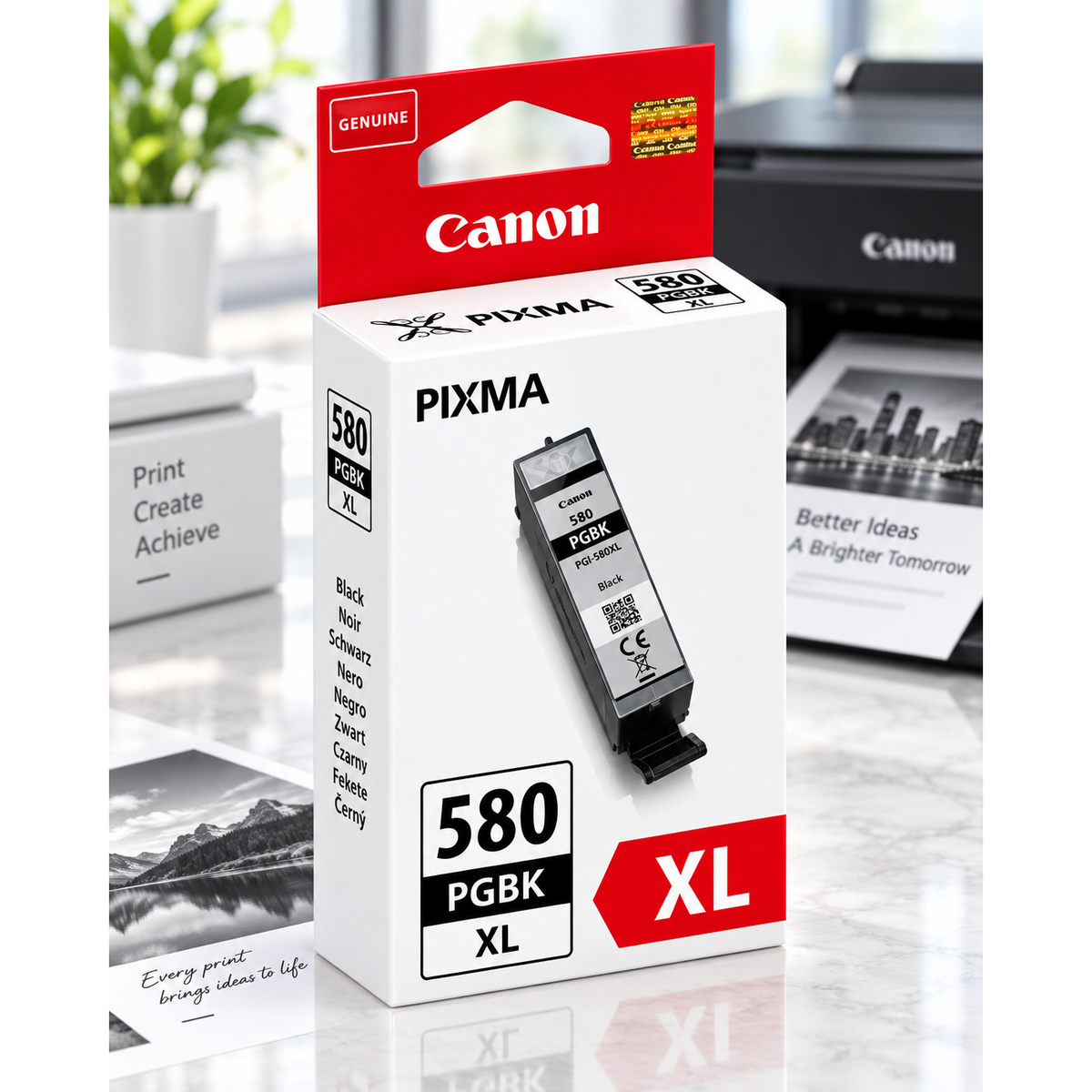 Canon PGI-580 PGBK XL Original Druckerpatrone Schwarz – 18,5 ml