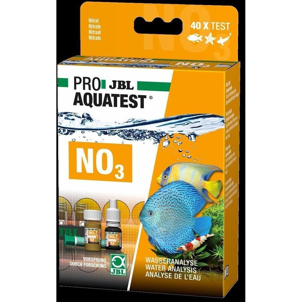 JBL PROAQUATEST NO3- zur Bestimmung des Nitratgehalts in Süß Meerwasser Teichen