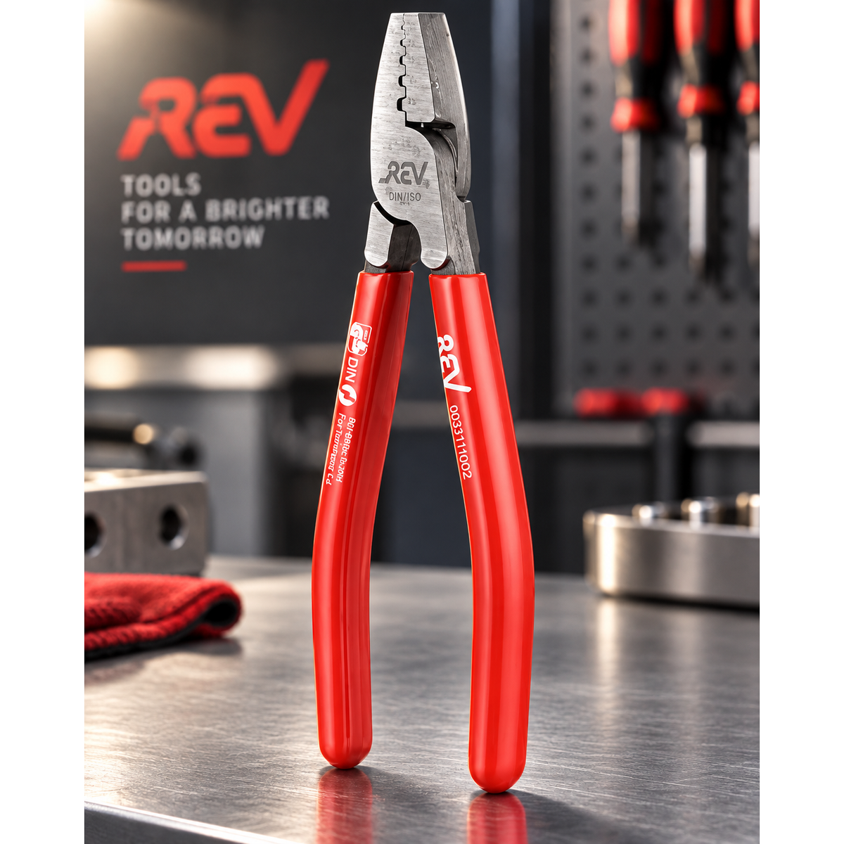 REV Aderendhülsen-Presszange 0,25–2,5 mm² – professionelle Kerbzange