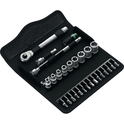 Wera 8100 SA 8 Zyklop Knarrensatz 1/4" 28-tlg. Ratsche Steckschlüssel