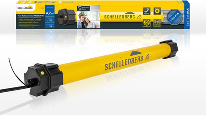 Schellenberg Funk-Rohrmotor MAXI Premium, Rolladenmotor für 60 mm Welle