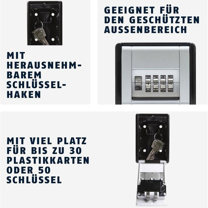 ABUS KeyGarage 787 Schlüsseltresor Wandmontage Zahlencode wetterfest