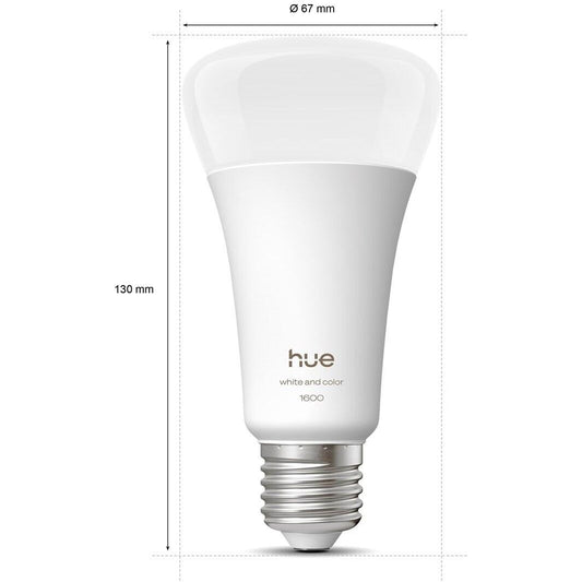 Philips Hue Smart LED Lampe A67 E27 White & Color Ambiance 1600lm 11,8W Dimmbar