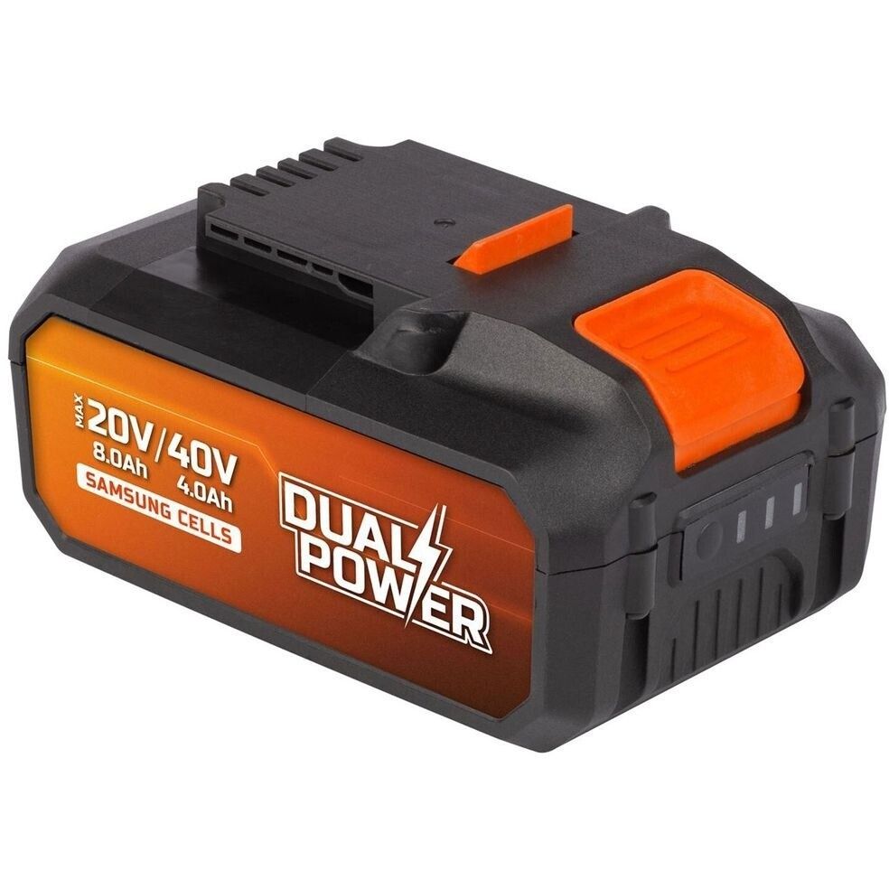 Dual Power Akku POWDP9040-2x20V, 8.0Ah, 4.0Ah - für 20V & 40V Werkzeuge