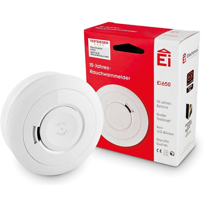 Ei Electronics Ei650 Rauchwarnmelder - Weiß (inkl. Batterie) NEU