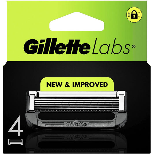 Gillette Labs Rasierklingen 4 Stück – Ersatzklingen Herrenrasierer