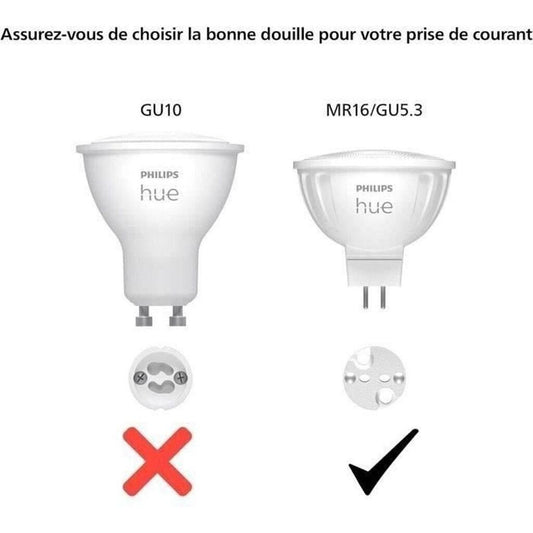 Philips Lighting Hue LED-Leuchtmittel LED-Lampe GU5.3 ZigBee Google 1780697