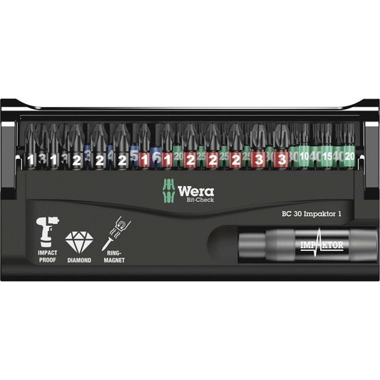 Wera Impaktor Bit-Check Universal 30-tlg 057690 Bits Set Schrauber