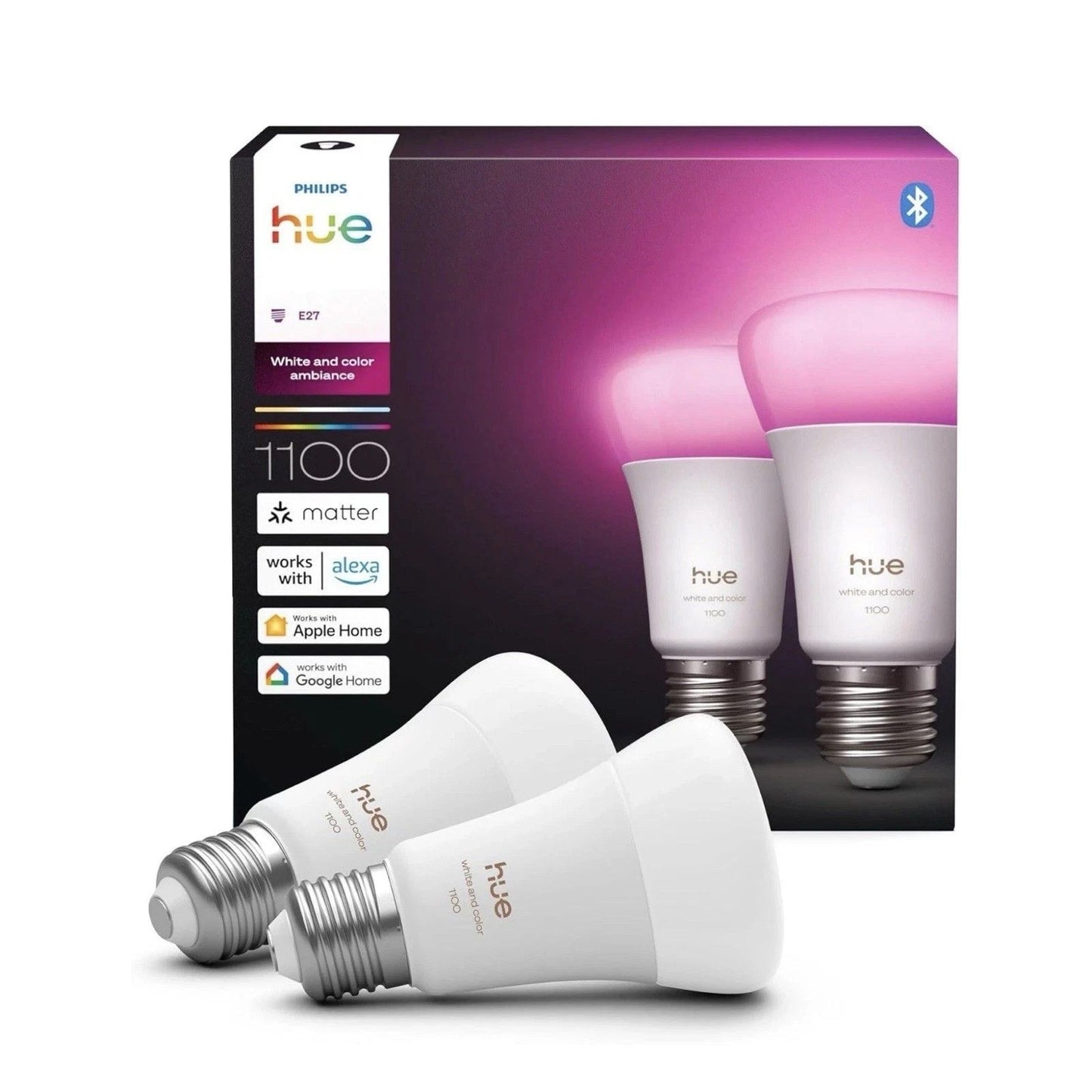 Philips Hue Smart LED A60 Lampe, Weiß und Color Ambiance E27 Fassung NEU & OVP