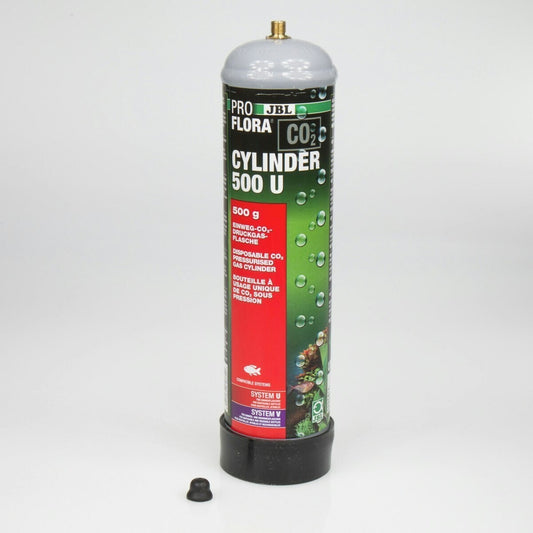 JBL PROFLORA CO2 CYLINDER 500 U Einweg-Vorratsflasche mit 500 g CO2 Aquarium