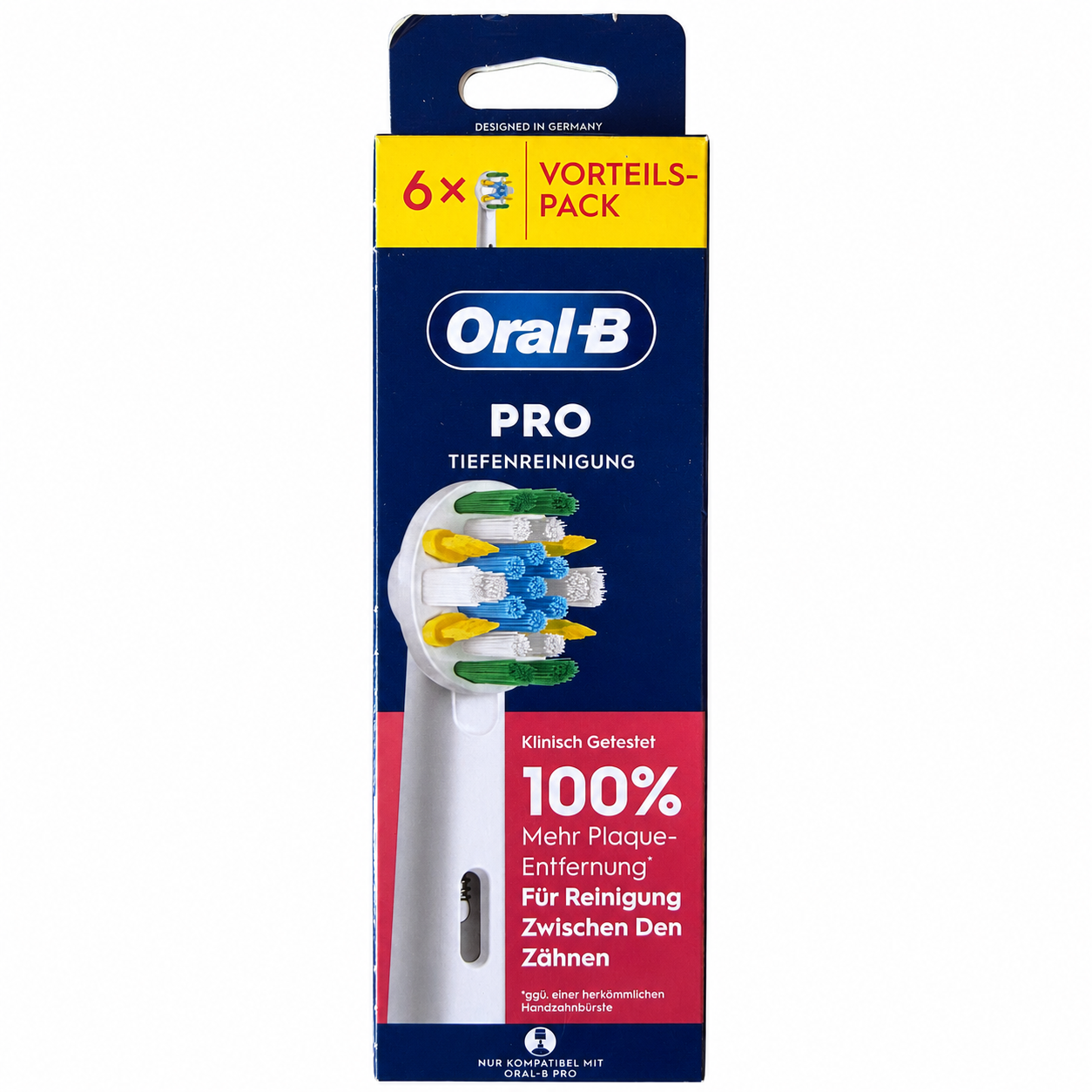 Oral-B Aufsteckbürsten PRO Tiefenreinigung  = 6er Pack Neu & Original Bürsten