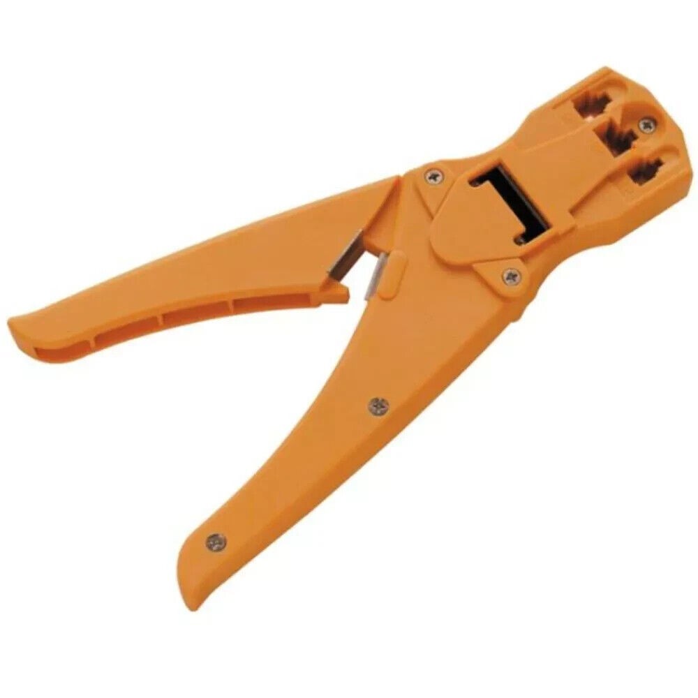 Schwaiger Crimpzange für RJ11 , RJ45 Kunststoff orange