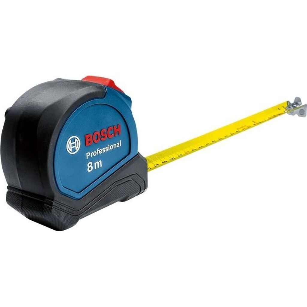 Bosch Professional Maßband 8m Bandmaß robust Baustelle metrisch