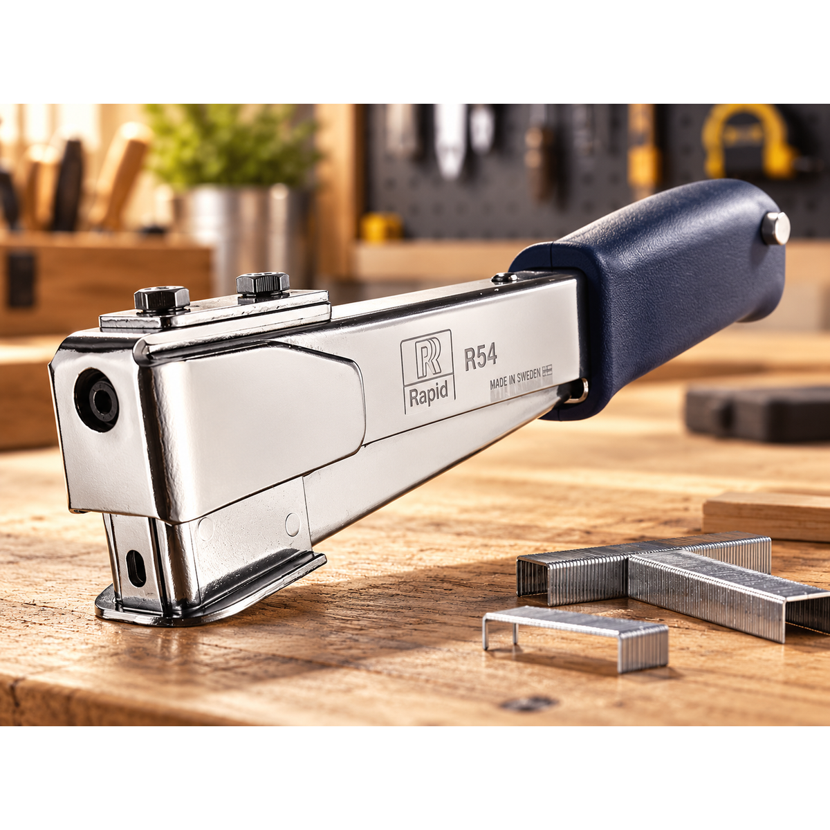 Rapid PRO R54 Hammertacker – Profi-Handtacker aus Stahl für Typ 140 Klammern