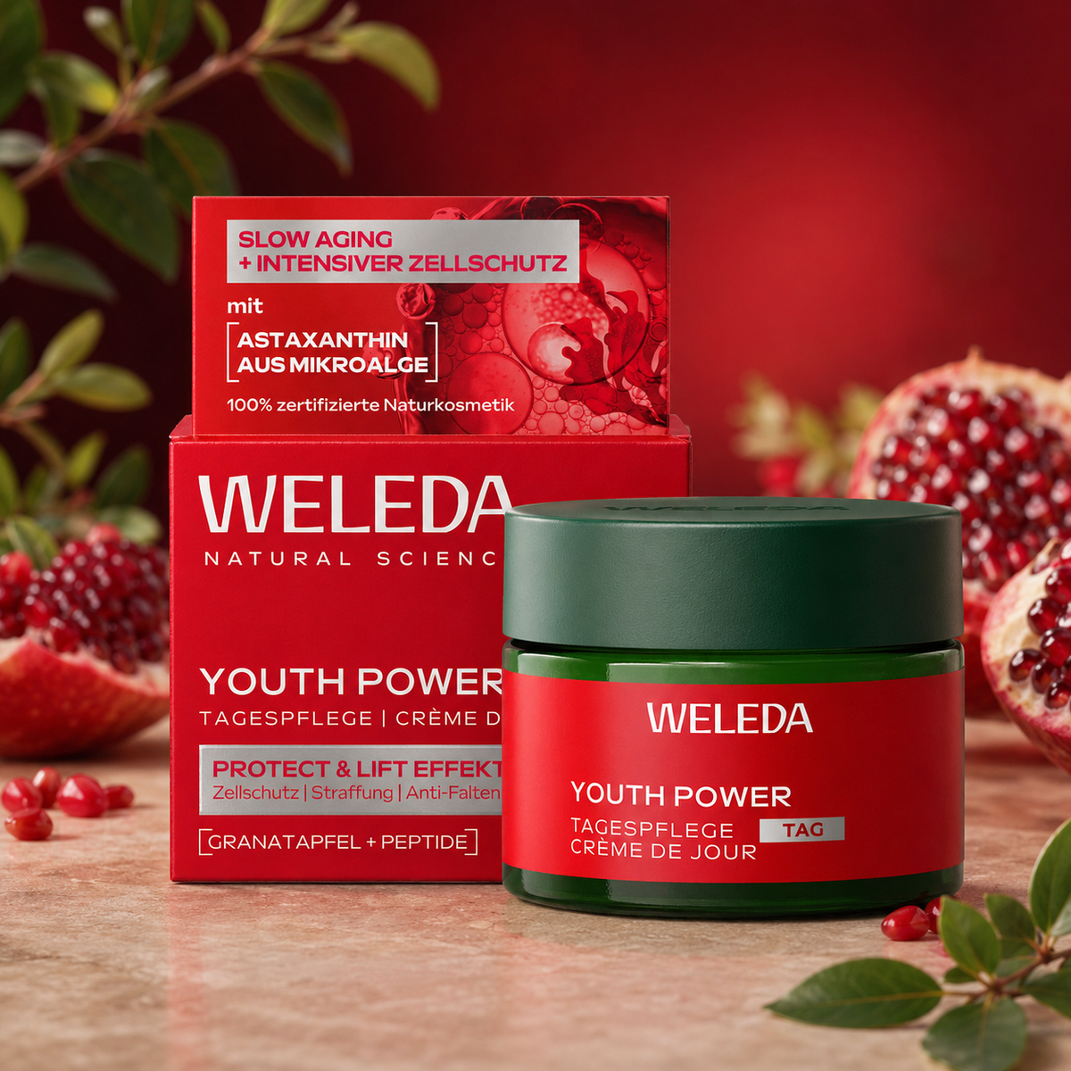Granatapfel - Youth Power Tagespflege 40ml | WELEDA