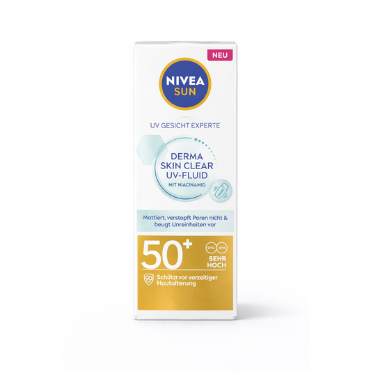 NIVEA Derma Skin Clear UV-Fluid LSF 50+ – 40 ml
