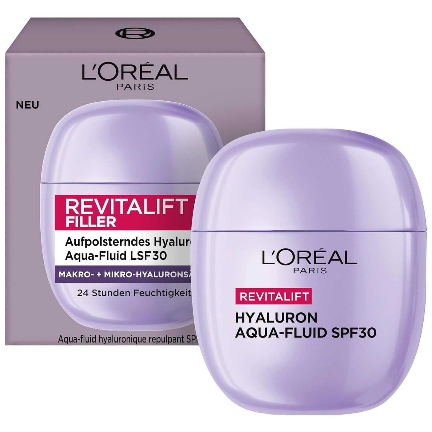 L'Oréal Revitalift Filler Hyaluron Aqua-Fluid LSF 30 Tagespflege 40 ml