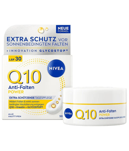 NIVEA Q10 Anti-Falten POWER Extra Straffende Tagespflege 50ml LSF 30