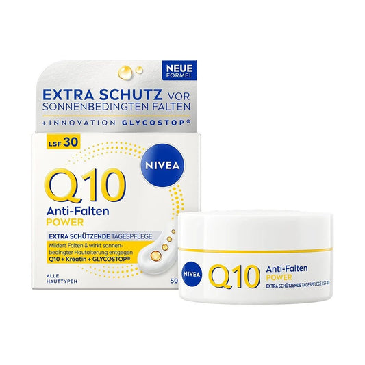 NIVEA Q10 Anti-Falten POWER Extra Straffende Tagespflege 50ml LSF 30