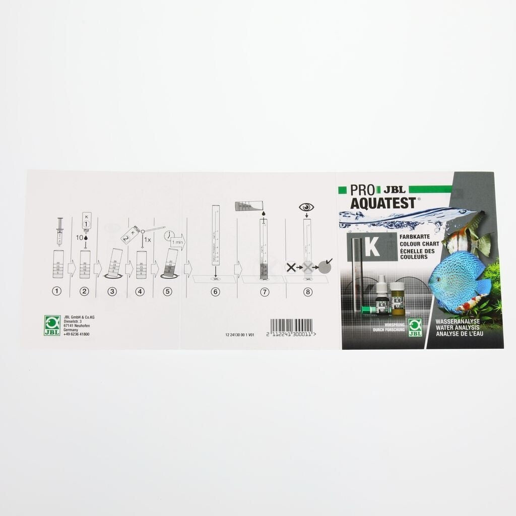 JBL K Test Kalium - ProAquaTest Set Bestimmung des Kaliumgehalts