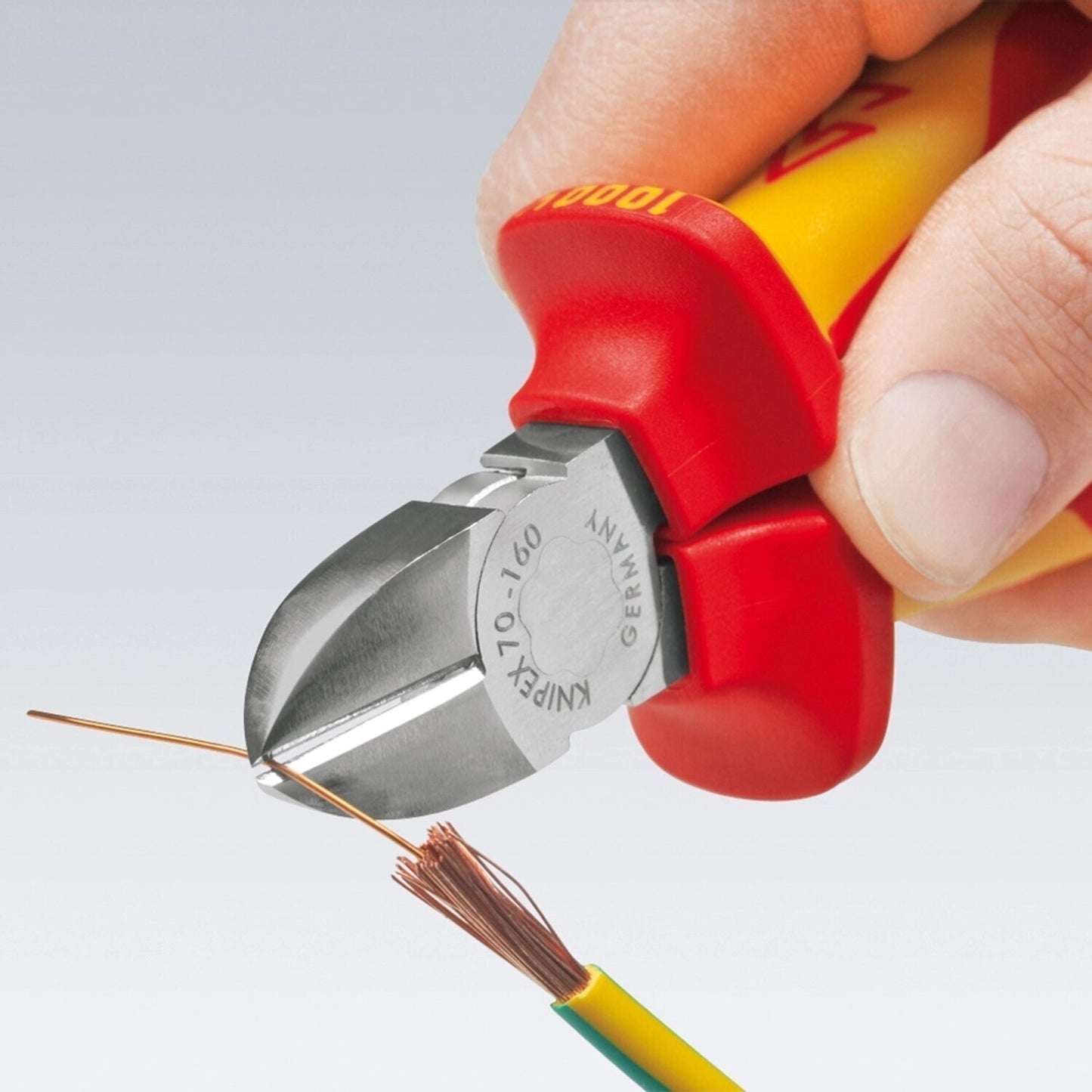 Knipex  70 06 160 VDE Seitenschneider mit Facette 160 mm